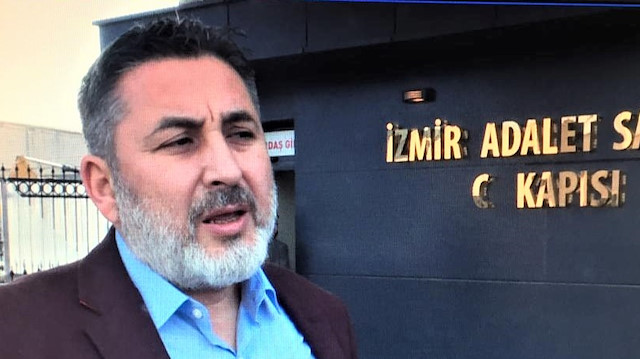 Prof. Dr. İbrahim Emiroğlu'nun avukatı Ahmet Numan Arıcı, İzmir Adalet Sarayına gelerek suç duyurusunda bulundu ve ardından bir basın açıklaması yaptı.