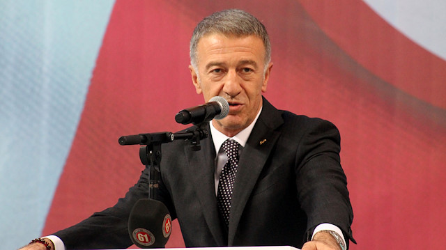Trabzonspor Başkanı Ahmet Ağaoğlu.