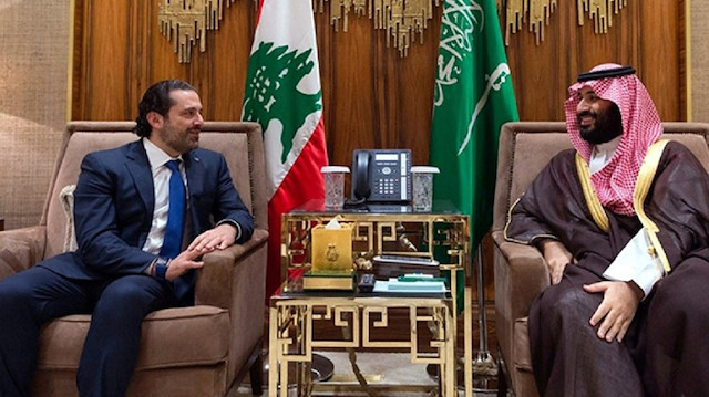 Lebanese PM Saad Hariri meets Crown Prince Mohammad bin Salman