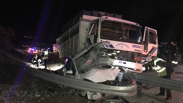 Mersin'deki feci kazada 1 polis şehit oldu, 5 kişi yaralandı