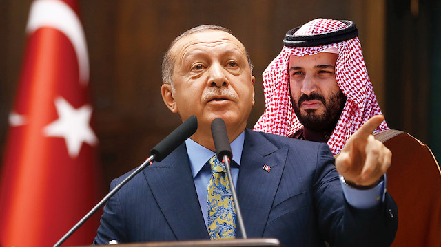 Cumhurbaşkanı Erdoğan ve Suudi Arabistan Veliaht Prensi Selman.