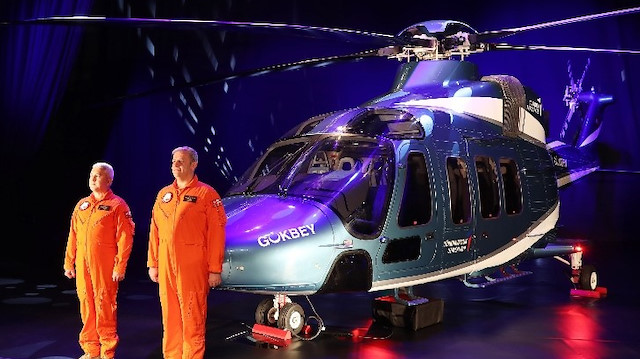 Gökbey helicopter