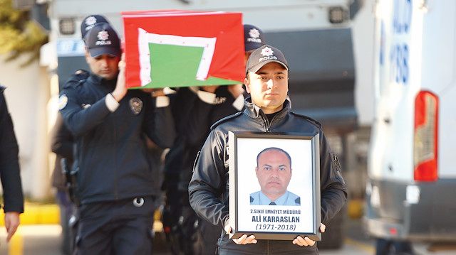 Antalya Emniyet Müdür Yardımcısı Ali Karaaslan son yolculuğuna uğurlandı