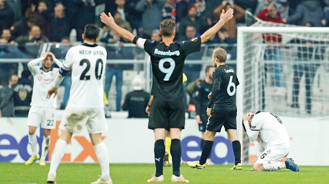 Beşiktaş Avrupa Ligi’ne veda etti. 