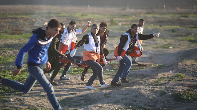 İsrail işgal güçleri 30 Mart'tan bu yana Gazze sınırındaki barışçıl gösterilere saldırı düzenliyor.
