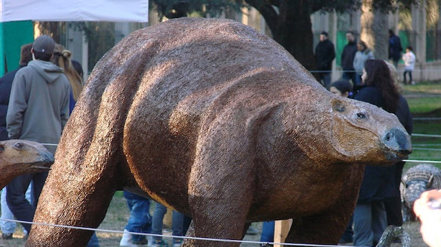 Scelidotherium denen türün örneği.