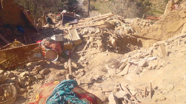 Afganistan’da dört köy yıkıldı