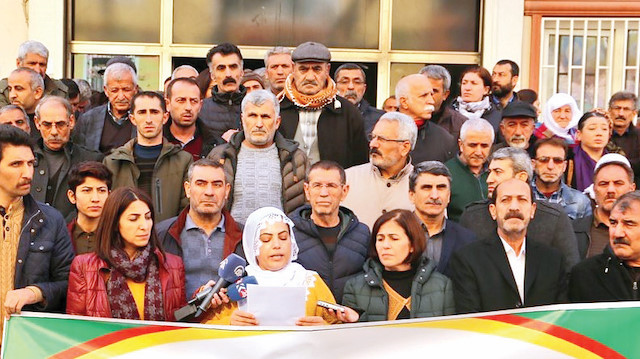 HDP'li vekiller yine PKK'lı teröristlere destek verdi.