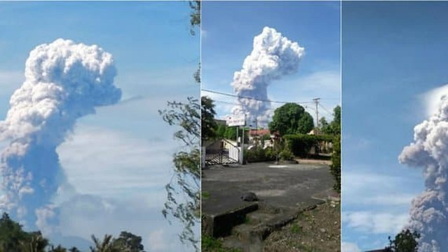 شاهد: لحظة ثوران بركان جبل سوبوتان في إندونيسيا
