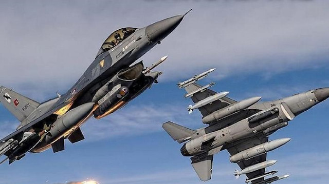 مقاتلات تركية تحيد 13 إرهابيا شمالي العراق