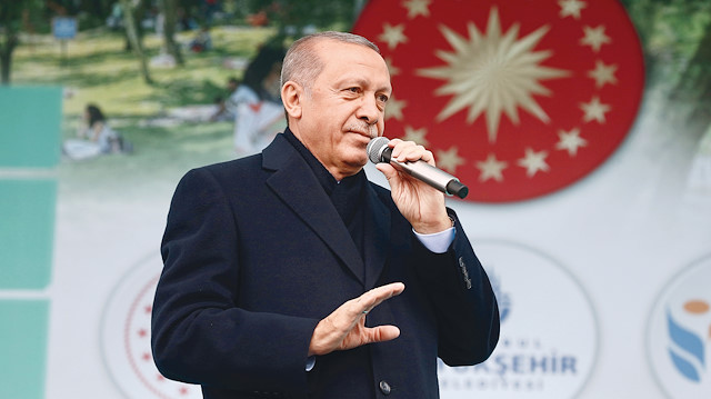 Cumhurbaşkanı Erdoğan,  Esenler’de yapımı tamamlanan 15 Temmuz Millet Bahçesi  açılışında konuştu.