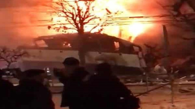 بالفيديو.. انفجار قوي في مطعم شمال اليابان يتسبب في إصابة أكثر من 40 شخصاً
