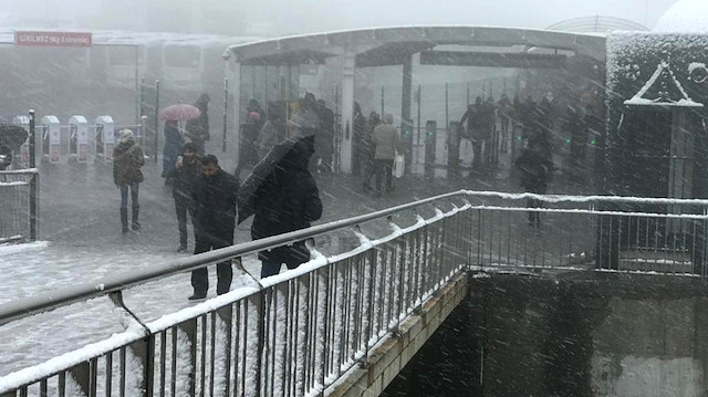 İstanbul için Meteorolojiden kar yağışı uyarısı yapıldı. 