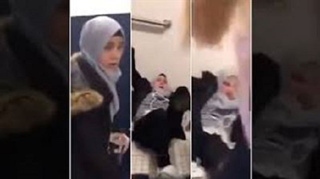 فيديو.. اعتداء عنصري على طالبة سورية في أمريكا​