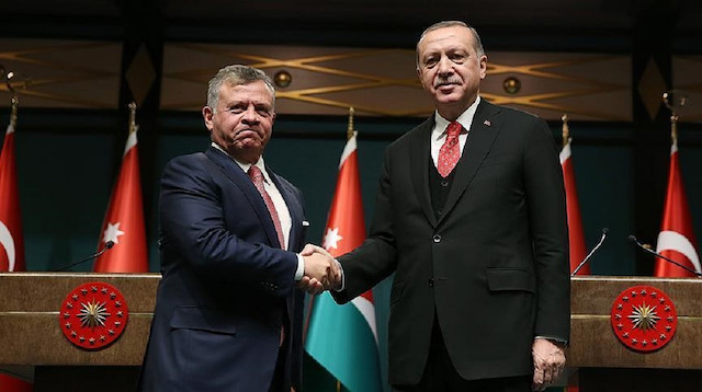 Jordan’s King Abdullah II & Turkish President Recep Tayyip Erdoğan.
