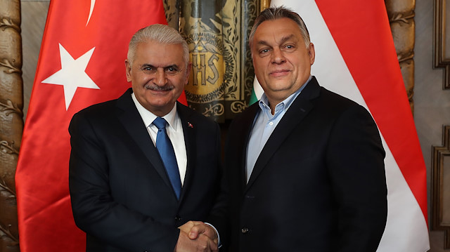 رئيس وزراء المجر ورئيس البرلمان التركي