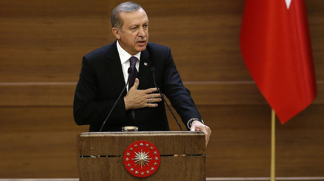 Cumhurbaşkanı Erdoğan Kültür ve Sanat Ödülleri Töreninde konuşuyor