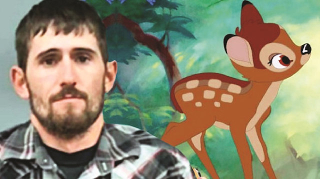David Berry Jr ve Disney'in Bambi isimli çizgi karakteri