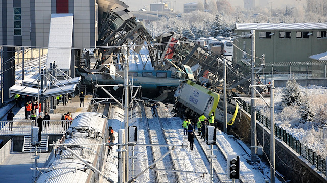Ankara'da yaşanan hızlı tren kazasında 9 kişi yaşamını yitirmişti. 
