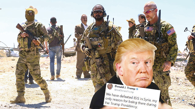 Amerikan basını, ABD ordusunun Suriye'den hızla çekileceğini iddia etti. Trump ise Suriye'de bulunma sebeplerine ilişkin bir tweet attı.