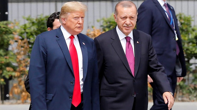 ABD Başkanı Donald Trump ile Cumhurbaşkanı Recep Tayyip Erdoğan