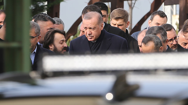 Cumhurbaşkanı Erdoğan'a,  Bakan Varank, İstanbul Valisi Yerlikaya, İstanbul Büyükşehir Belediye Başkanı Uysal ve İstanbul Emniyet Müdürü Çalışkan eşlik etti.