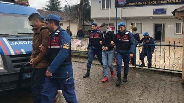 Ordu'dan Trabzon'a kaçan gaspçılar tutuklanarak cezaevine gönderildi.