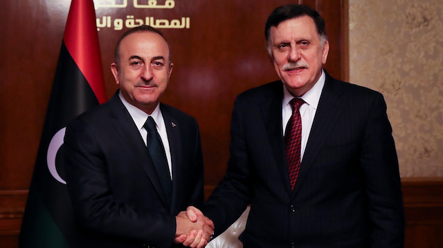 Turkish FM Çavuşoğlu in Libya

