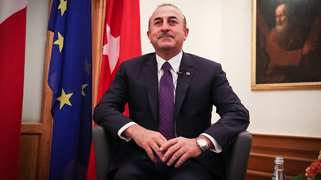 Turkish FM Çavuşoğlu in Malta

