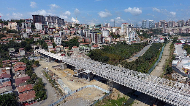 Kabataş – Mecidiyeköy - Mahmutbey Metro hattının yapım çalışmaları sürüyor. 