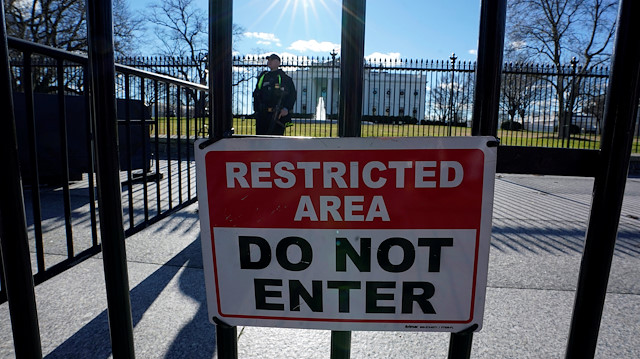 The White House is seen on the first day of a partial federal government shutdown in Washington, U.S.  