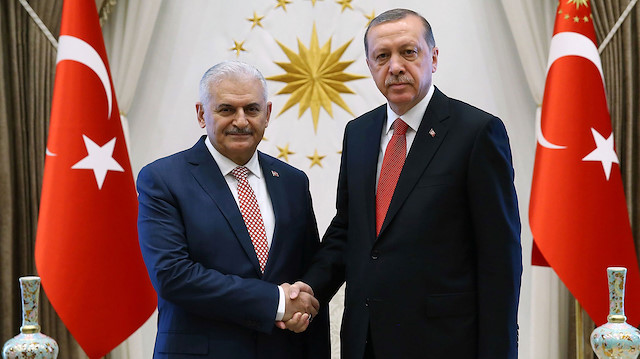 TBMM Başkanı Binali Yıldırım - Cumhurbaşkanı Recep Tayyip Erdoğan