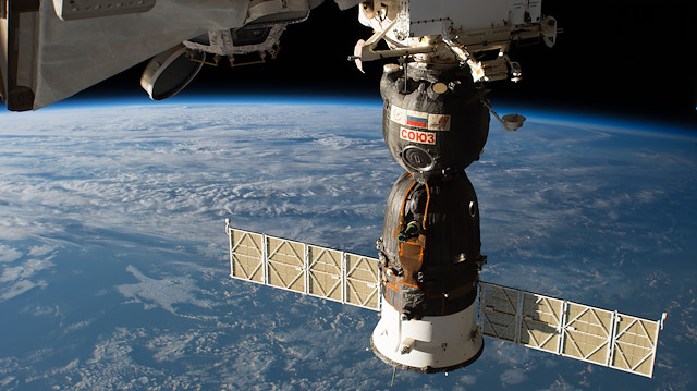 UUİ'deki Soyuz uzay kapsülü.