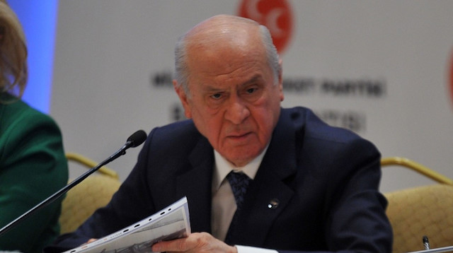 Devlet Bahçeli of the MHP