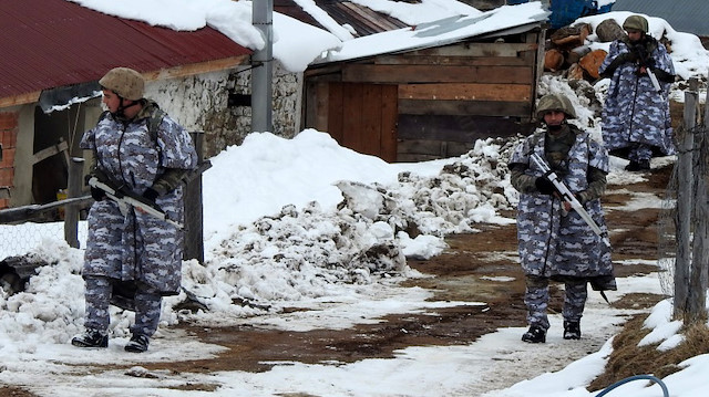 Gümüşhane'de PKK'ya yönelik kış operasyonu başlatıldı. 