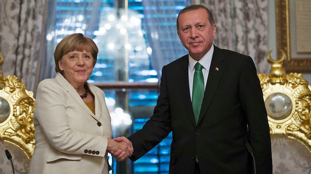 Arşiv: Cumhurbaşkanı Erdoğan, Almanya Başbakanı Merkel