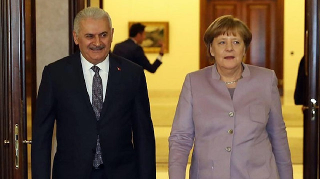 Arşiv: TBMM Başkanı ve AK Parti İBB Başkan adayı Yıldırım, Almanya Başbakanı Merkel