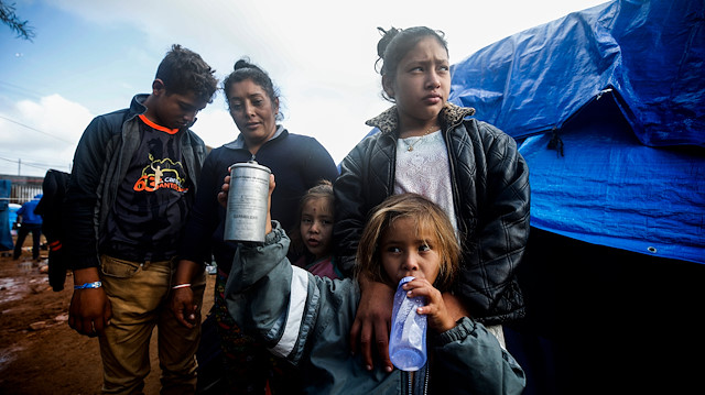 File photo: Migrant Caravan in Tijuana