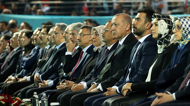 Cumhurbaşkanı Erdoğan, AK Parti'nin Ankara adayları tanıtım toplantısına katıldı.