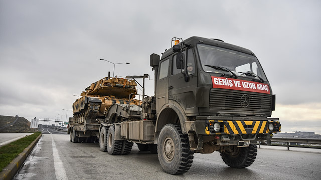 Fırat'ın doğusuna yönelik operasyon için askeri araçlar sevk edildi.