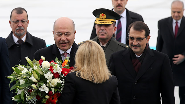 Iraqi President Barham Salih in Ankara

