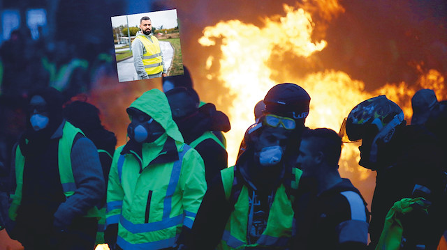 Sarı Yeleklilerin lideri Eric Drouet