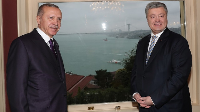 Cumhurbaşkanı Erdoğan - Ukrayna Devlet Başkanı Poroşenko
