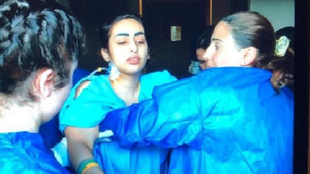 Türkiye'de estetik çene ameliyatı olan Suudi genç kızın hayatı kabusa döndü.
