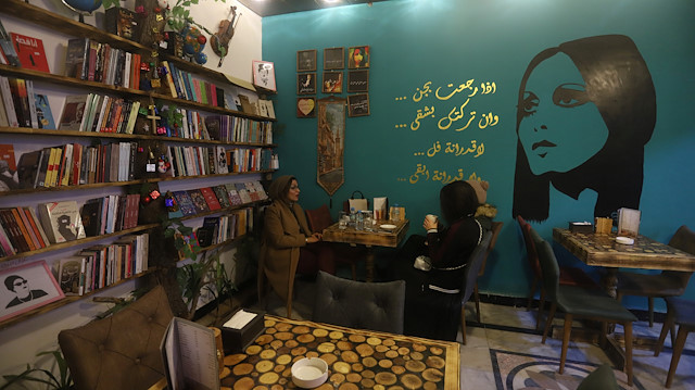 Iraqi women have coffee and tea at a cafe called Fairouz Cafe after the female Lebanese singer, in Basra, Iraq, December 29, 2018. Picture taken December 29, 2018.