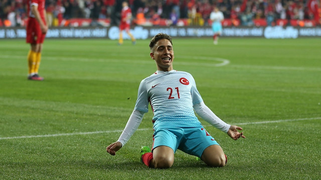 Emre Mor, A Milli Takımımızın formasını 15 kez giydi 1 de gol attı.