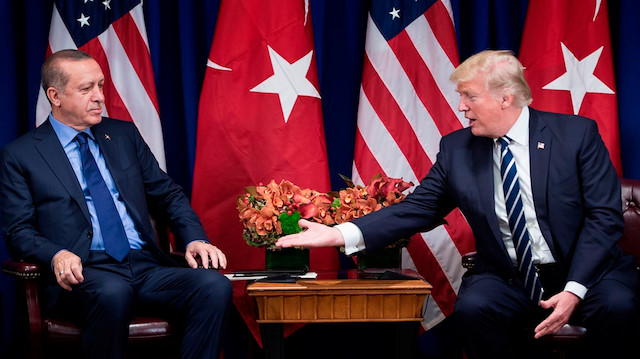 Turkish President Recep Tayyip Erdoğan and US President Donald Trump