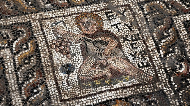 Ancient mosaics were discovered by construction workers in southern Osmaniye province on Monday.