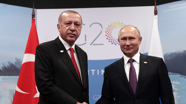 Cumhurbaşkanı Erdoğan ve Rusya Devlet Başkanı Putin