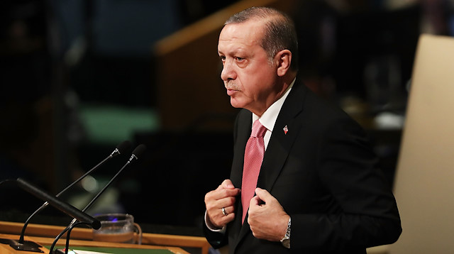 Cumhurbaşkanı Recep Tayyip Erdoğan'ın BM Genel Kurulu'ndaki konuşması. 
